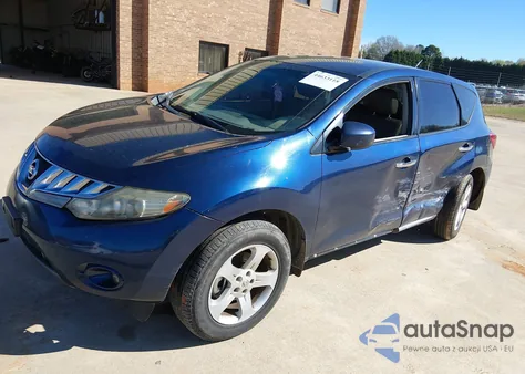 2009 Nissan Murano Sl из США, поврежденный, VIN JN8AZ18WX9W148342